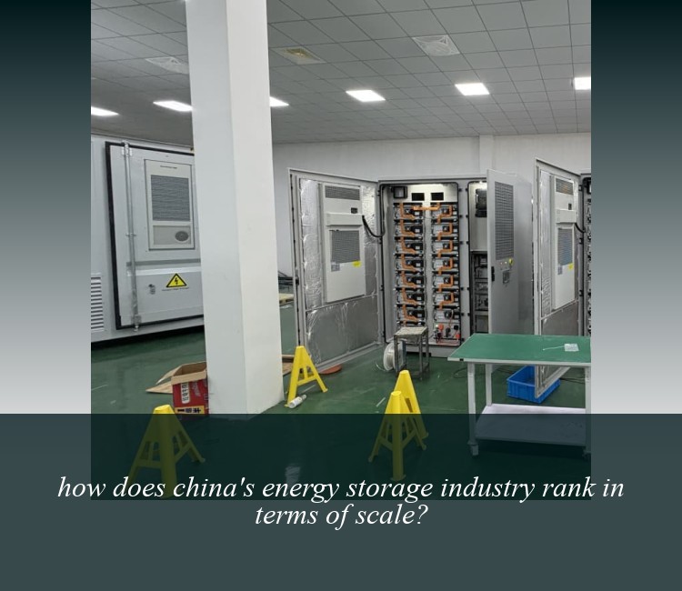 how does china's energy storage industry rank in terms of scale?