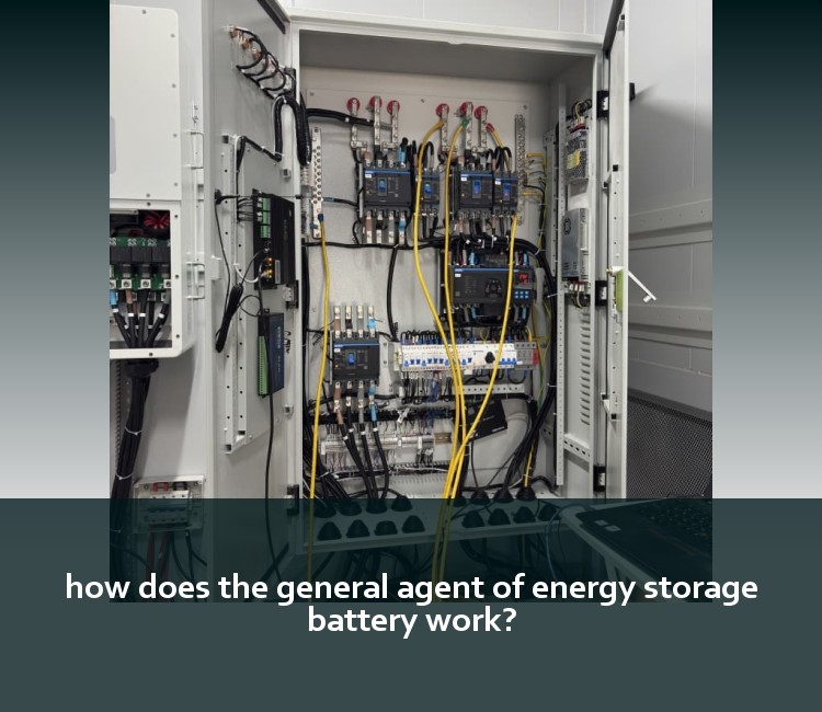 how does the general agent of energy storage battery work?