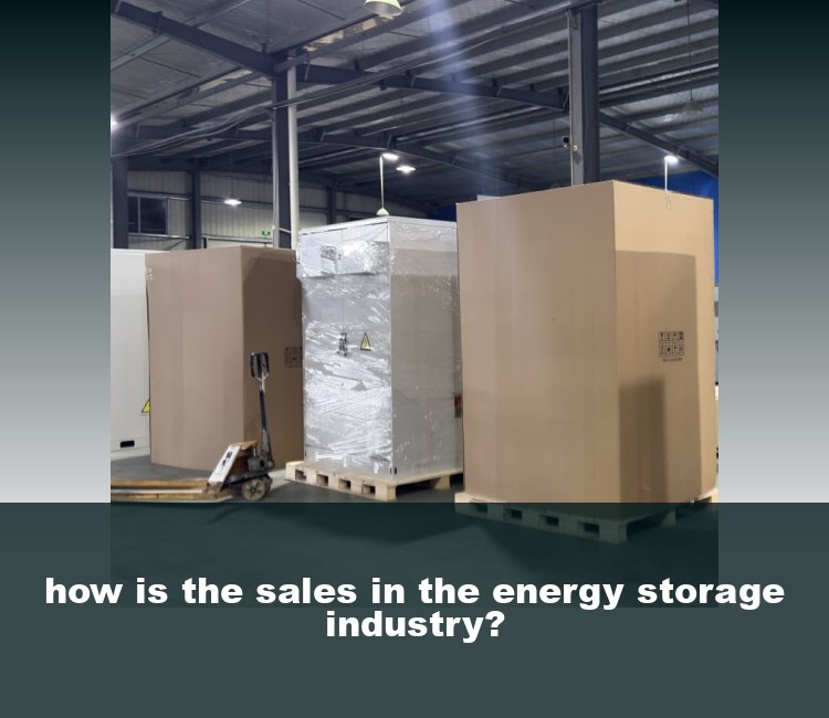 how is the sales in the energy storage industry?