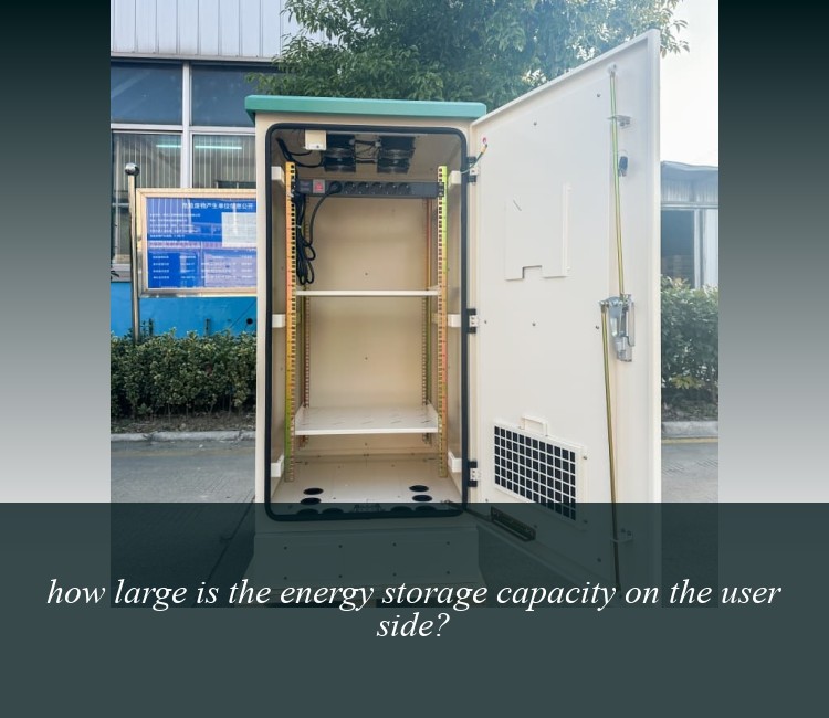 how large is the energy storage capacity on the user side?