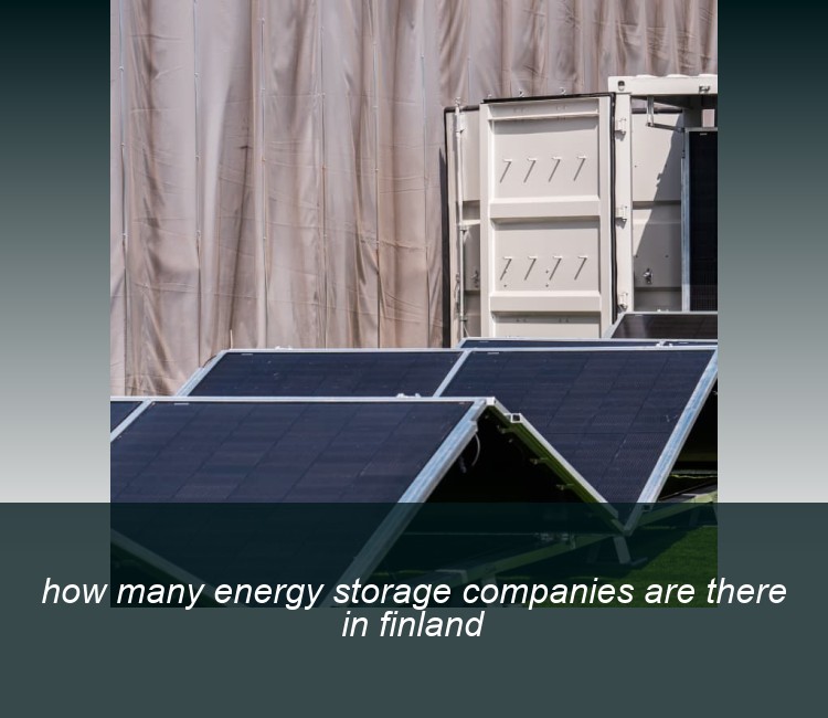 how many energy storage companies are there in finland