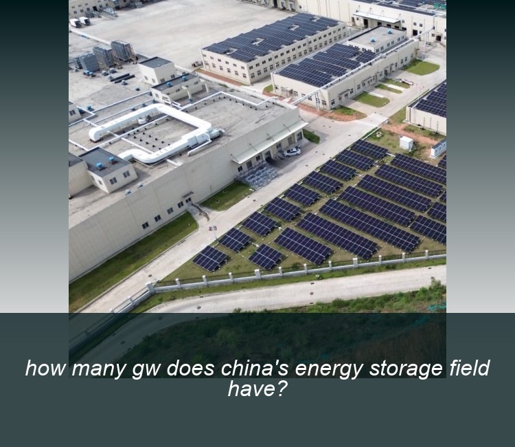 how many gw does china's energy storage field have?
