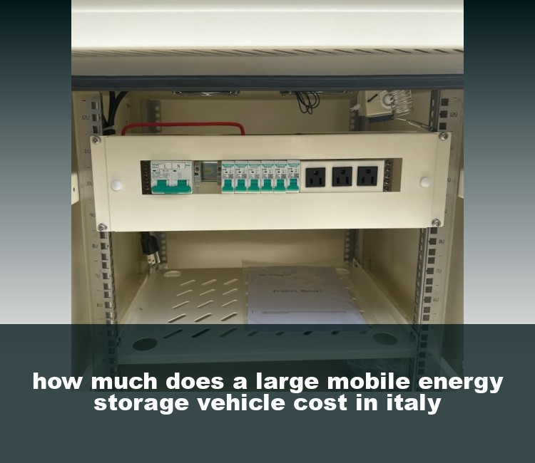 how much does a large mobile energy storage vehicle cost in italy
