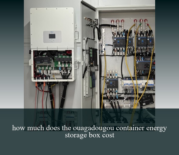 how much does the ouagadougou container energy storage box cost