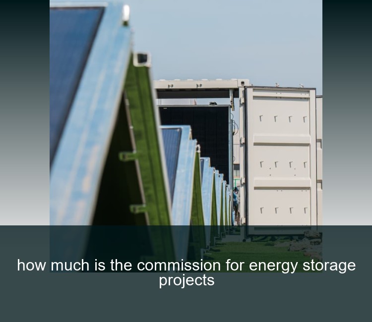 how much is the commission for energy storage projects