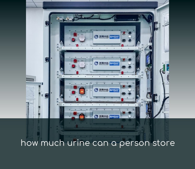 how much urine can a person store
