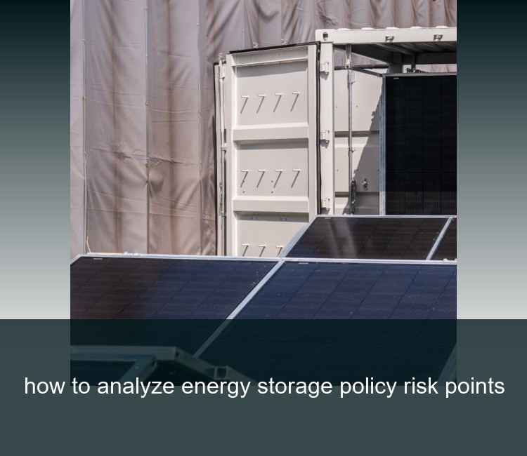 how to analyze energy storage policy risk points
