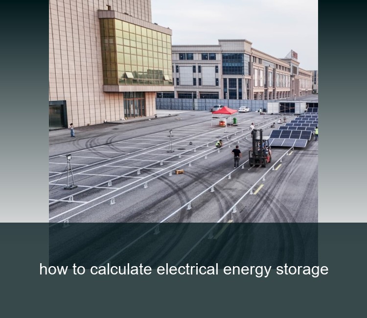 how to calculate electrical energy storage