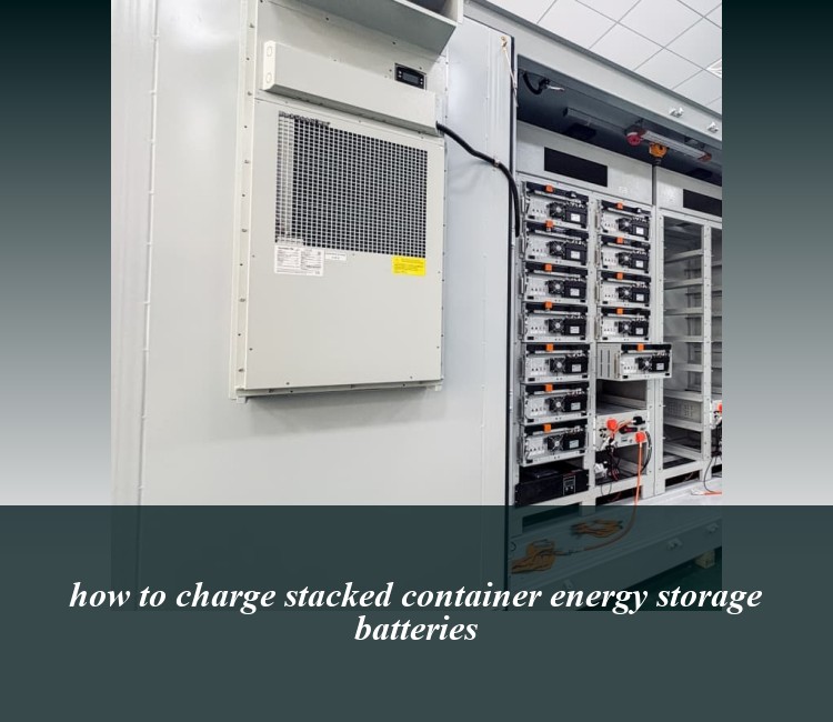 how to charge stacked container energy storage batteries