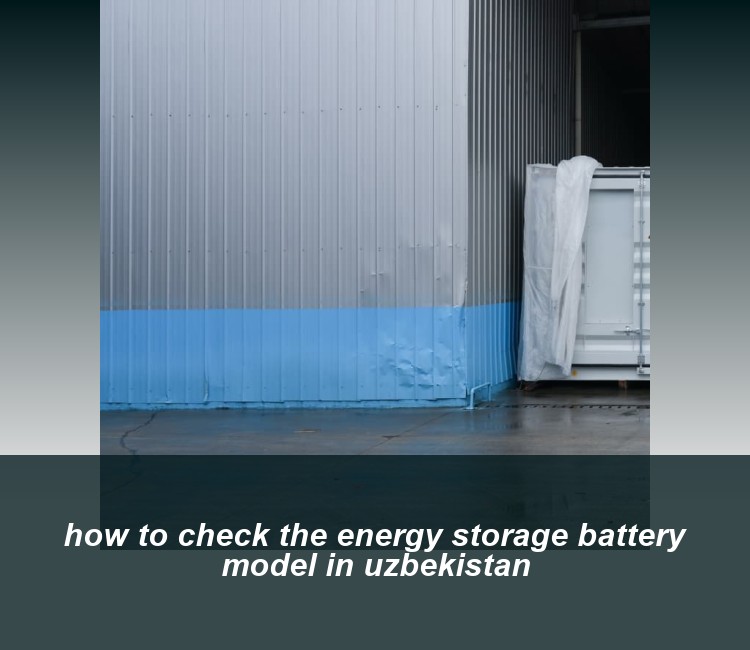 how to check the energy storage battery model in uzbekistan