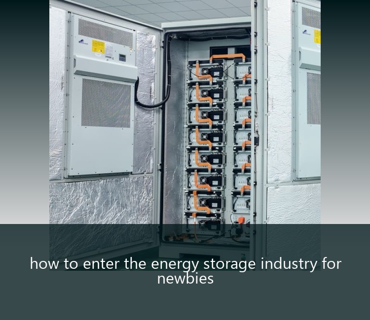 how to enter the energy storage industry for newbies
