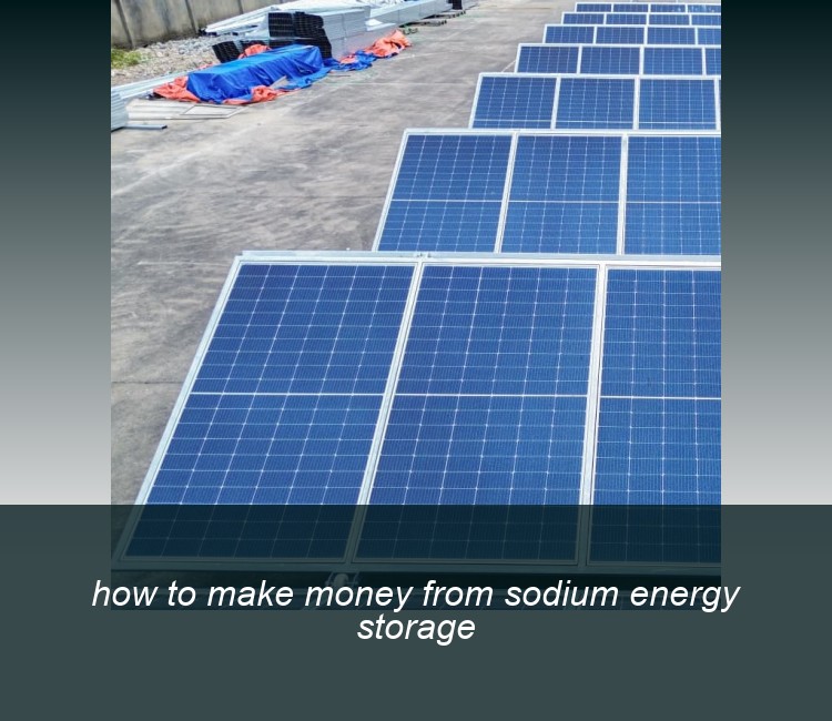 how to make money from sodium energy storage