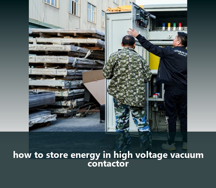 how to store energy in high voltage vacuum contactor