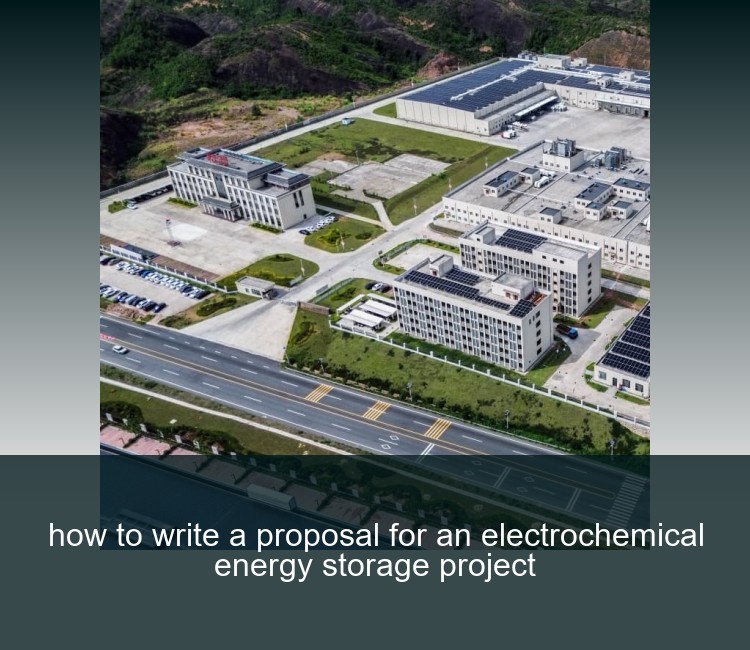 how to write a proposal for an electrochemical energy storage project