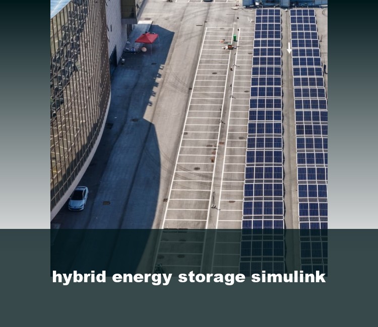hybrid energy storage simulink
