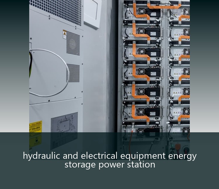 hydraulic and electrical equipment energy storage power station