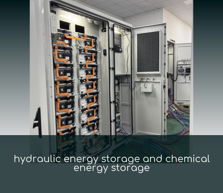 hydraulic energy storage and chemical energy storage