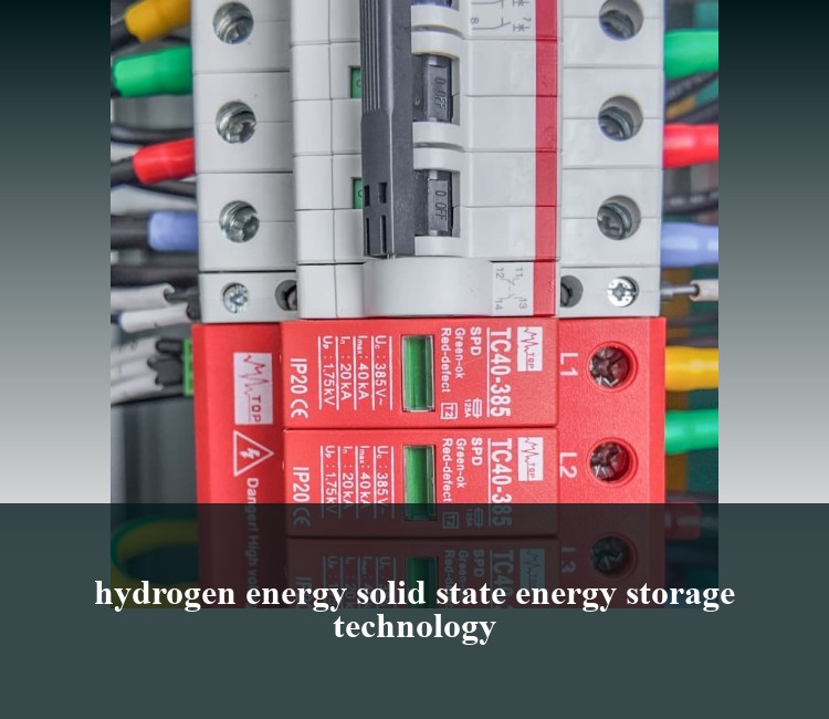 hydrogen energy solid state energy storage technology