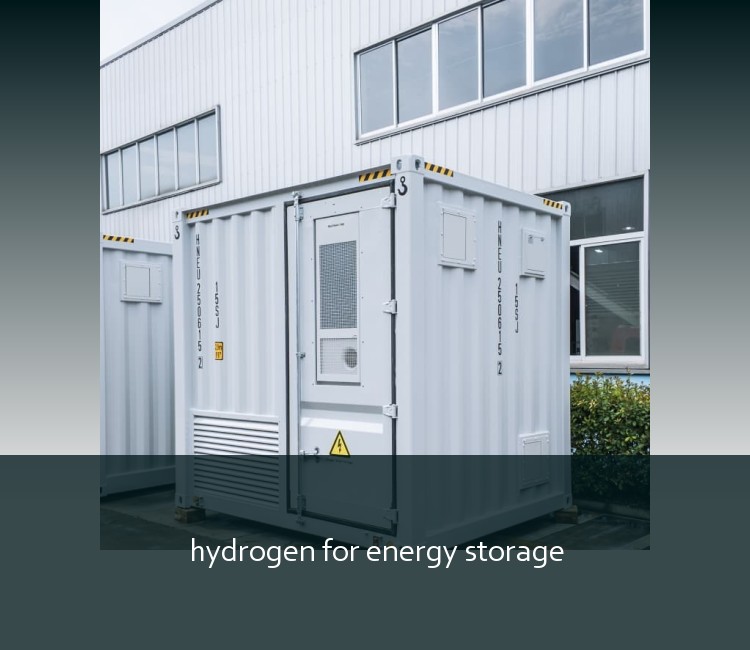 hydrogen for energy storage