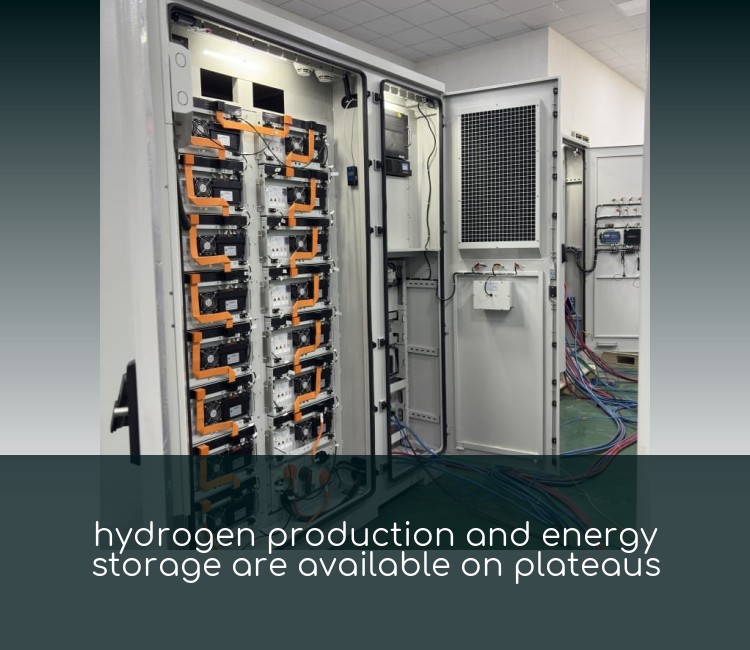 hydrogen production and energy storage are available on plateaus
