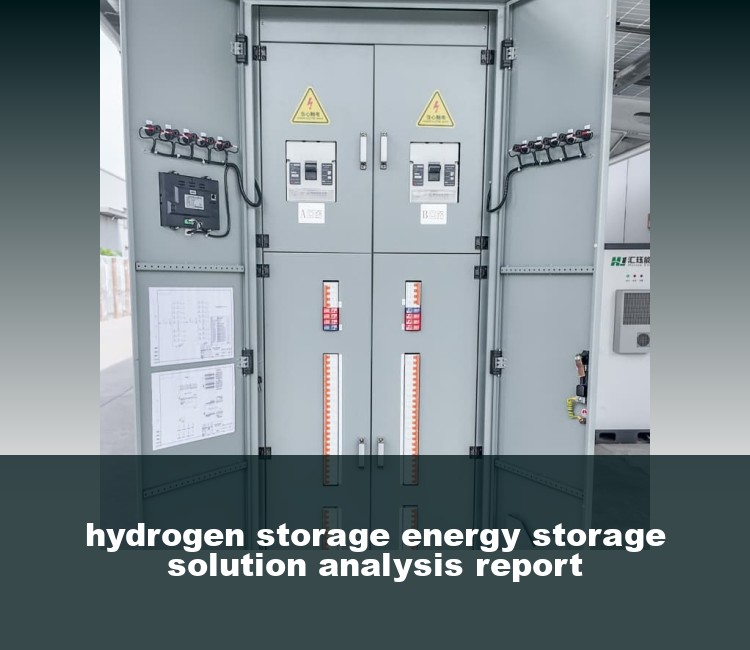 hydrogen storage energy storage solution analysis report