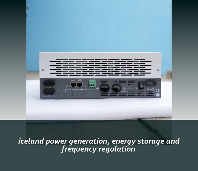 iceland power generation, energy storage and frequency regulation