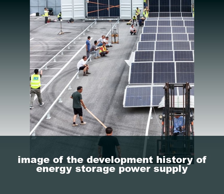 image of the development history of energy storage power supply