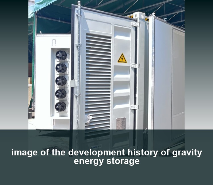 image of the development history of gravity energy storage