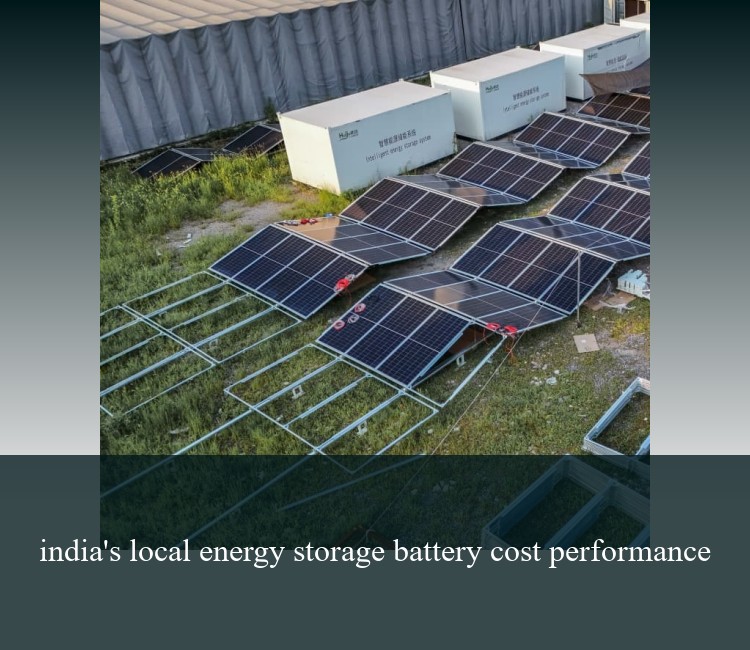 india's local energy storage battery cost performance