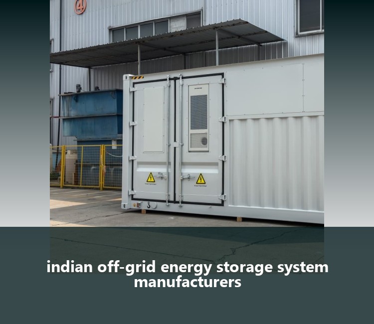 indian off-grid energy storage system manufacturers