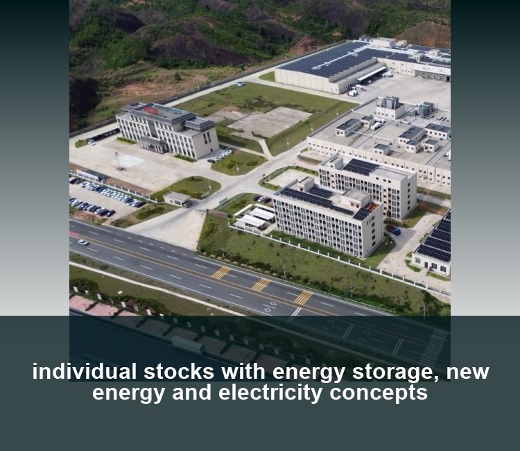 individual stocks with energy storage, new energy and electricity concepts