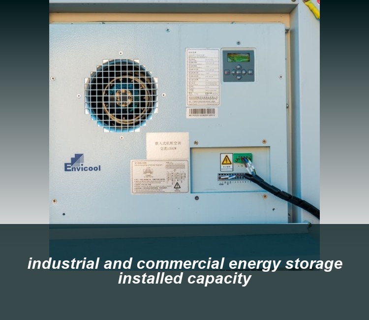 industrial and commercial energy storage installed capacity