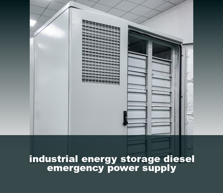 industrial energy storage diesel emergency power supply