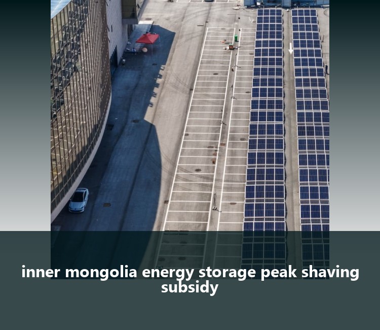 inner mongolia energy storage peak shaving subsidy