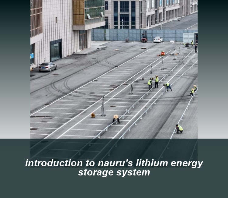 introduction to nauru's lithium energy storage system