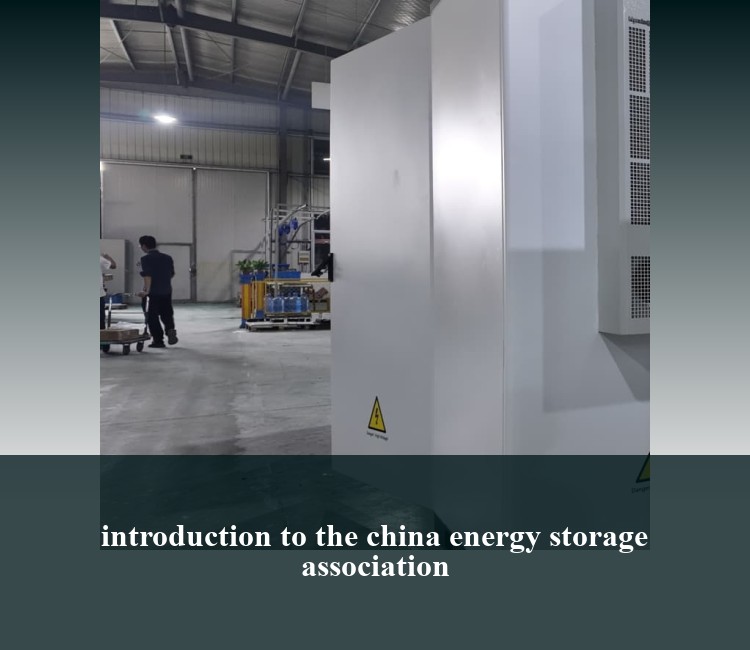 introduction to the china energy storage association