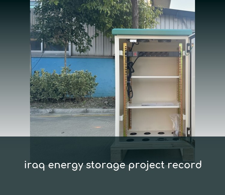 iraq energy storage project record