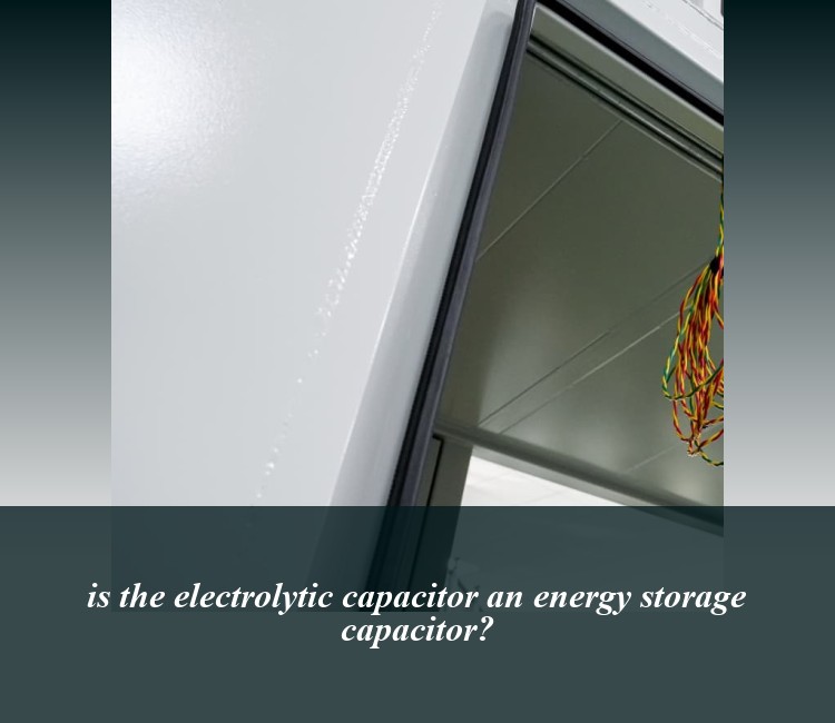 is the electrolytic capacitor an energy storage capacitor?