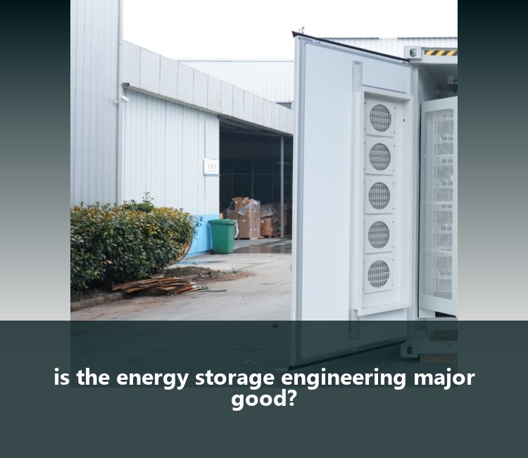 is the energy storage engineering major good?