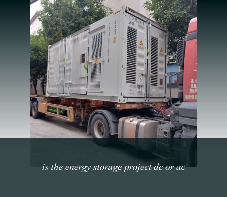 is the energy storage project dc or ac