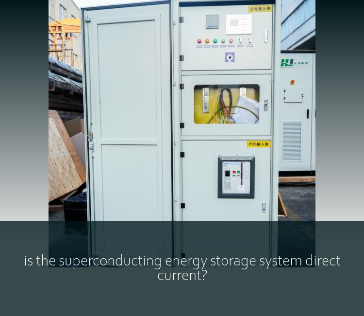 is the superconducting energy storage system direct current?