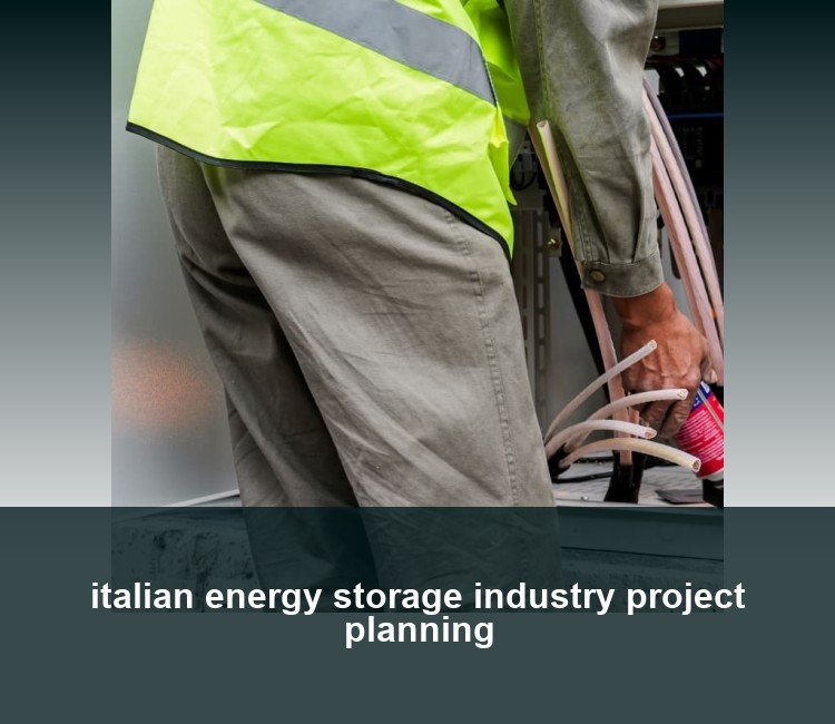 italian energy storage industry project planning