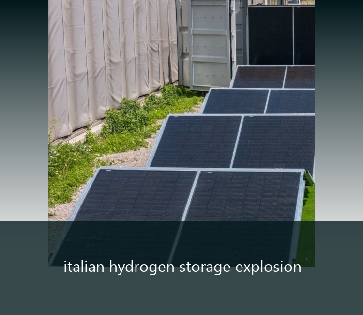 italian hydrogen storage explosion