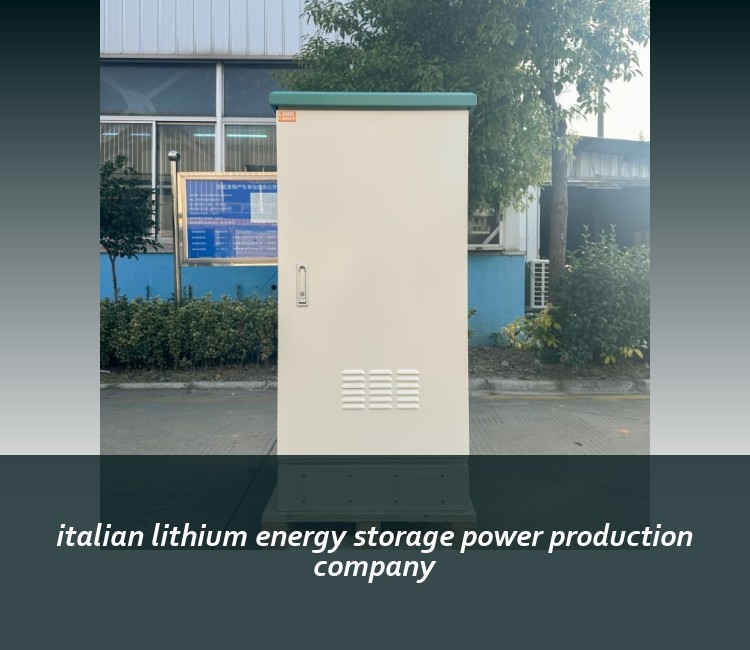 italian lithium energy storage power production company