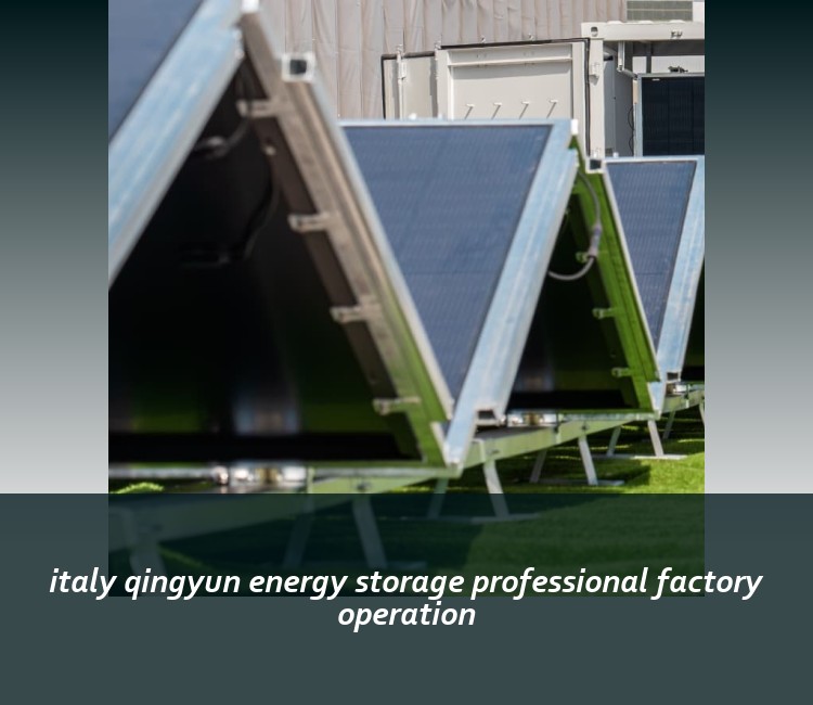 italy qingyun energy storage professional factory operation