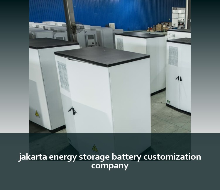 jakarta energy storage battery customization company