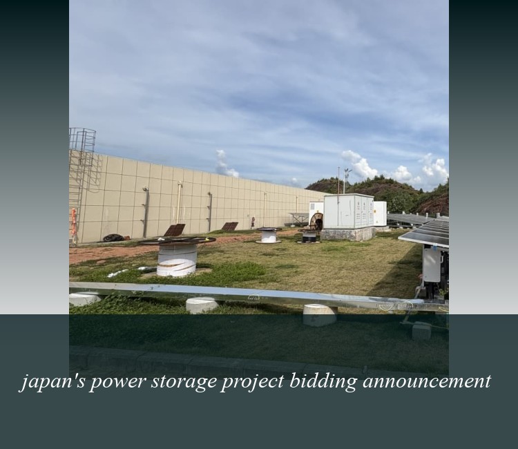 japan's power storage project bidding announcement