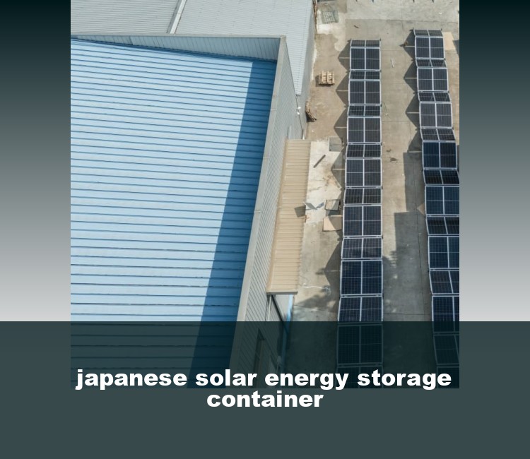 japanese solar energy storage container