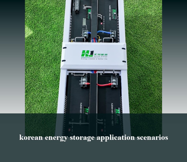 korean energy storage application scenarios
