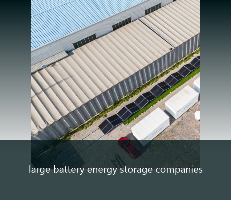 large battery energy storage companies